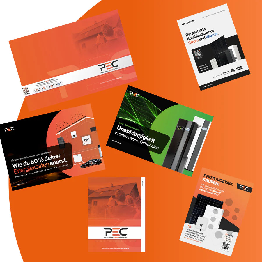 PEC Marketing Ordner – Selbstbestückungs-Set (25 Stück) neu