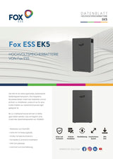 Datenblatt FOX EK5 Batterie
